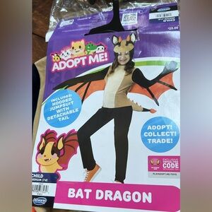 Disguise Bat Dragon Kids Costume - Black, Orange, and Cream